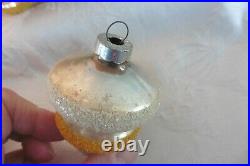 12 Vintage Mercury Glass Shiny Brite Mica Tornado UFO Christmas Ornament