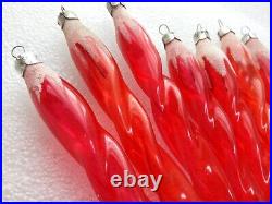 16 Antique Old Vintage Glass X-mas Christmas Tree Ornaments Decoration Icicles