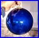 1900-Old-Vintage-Antique-Rare-6-5-Big-Round-Blue-Glass-Christmas-Kugel-Ornament-01-ievy
