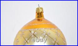 1987 Faberge Christopher Radko Ornament 87-034-0 Vintage Gold Teardrop