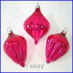 American Made 1930s Blown Glass Christmas Ornaments