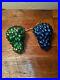 Antique-1-Green-and-1-Blue-Grape-Clusters-Glass-Kugel-Christmas-Ornaments-5-01-rug