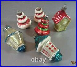 Antique 40 VTG Christmas Ornaments Mercury Glass Feather Germany Japan 30's 40's