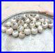 Antique-Kugel-Silver-Round-Old-Christmas-Ornament-Germany-5-Leaves-Cap-Lot-Of-25-01-bp