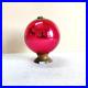 Antique-Pink-Glass-Heavy-German-Kugel-Christmas-Ornament-5-Leaves-Brass-Cap-KU49-01-ggww