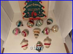 Antique/Vintage Mercury Glass Christmas Ornaments Shiny Brite, American MadeLARGE