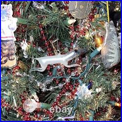 Bimini German Blown Glass? DOG Christmas Tree 4 Ornament? WOOF