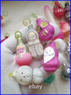 CHRISTMAS. NEW YEAR. Christmas decorations. Miniature Christmas toys. Vintage. USSR