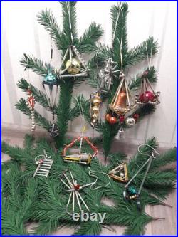 Christmas New Year Christmas tree decorations Set of bugles12pcs Rare. USSR