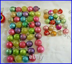 Christmas Ornaments Glass/Plastic Asst'd Shapes, Sizes, Colors 150 Total X1478