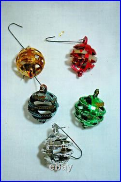Christmas Ornaments Glass/Plastic Asst'd Shapes, Sizes, Colors 150 Total X1478