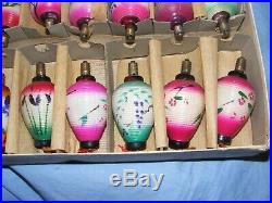 Christmas Pifco Figural Chinese Lantern Light Bulb Vintage Glass Old Antique 18