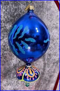 Christopher Radko Balloon Reflector 8 Floral Reflections Christmas Ornament