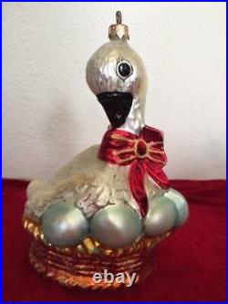 Christopher Radko Christmas ornament 12 DAYS OF CHRISTMAS SIX GEESE A LAYING