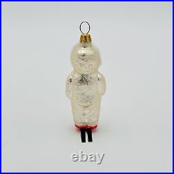 Christopher Radko Ski Baby Glass Christmas Ornament 4 1993 Eskimo Fur Vintage