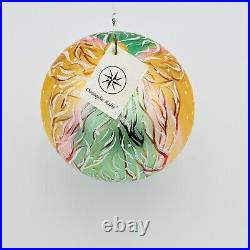Christopher Radko Winter Forest Glass Ball Christmas Ornament 6 Vintage RARE