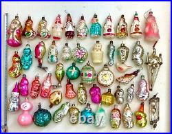 Collectible Vintage Christmas Ornaments 50 Pieces