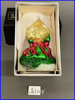Fabulous Vintage Christopher Radko Barbie Christmas Tree Glass Ornament