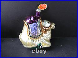 Glass Ornament Set 6 pcs. Poland Vintage 1998 Journey To Bethlehem 246 of 2000