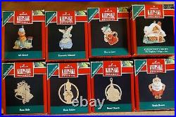 Hallmark Keepsake Miniature Ornaments 1991 Large lot of 41 Vintage Cake Topper