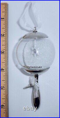 Hallmark Keepsake Ornament 2013 BABY'S FIRST CHRISTMAS Rattle Glass & Metal H2