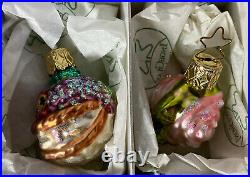 Inge-Glas Christmas ornaments Miniatures THE BRIDAL COLLECTION set of 12 germany