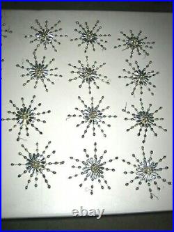 LOT 23 Vintage Christmas Mercury Glass Garland Bead Icicle Snowflake Ornaments