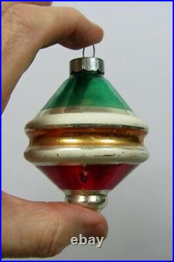 Lot 12 VTG Shiny Brite Premier Mercury Glass TORNADO UFO Tree Christmas Ornament