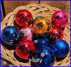 Lot 70+ Vintage Antique Mercury Glass Christmas Ornaments Poland Japan Germany