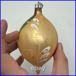 Lot Of 11 Fantasia Polish Christmas Ornaments- Vintage Mercury Glass