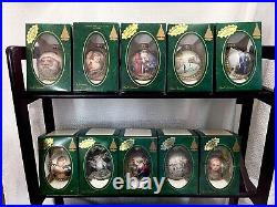 Lot Of 25 Vintage Krebs Silk Glass Masters Christmas Ornaments Original Boxes