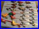 Lot-Of-Vintage-Hand-Plastic-Glass-Bird-Hook-Clip-On-Christmas-Ornaments-Read-01-qk