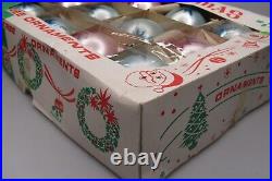 Lot VTG Mercury Glass Scene STARS Pink Turquoise BALL Christmas Ornaments Poland