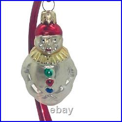 Lot of 11 Vtg Mercury Glass Carousel & Clown Christmas Ornaments West Germany 3