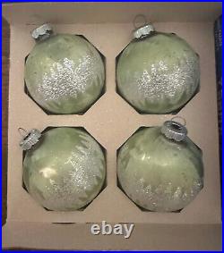 Lot of 16 Vintage SHINY BRITE Poloron Christmas Xmas Glass Ornaments, 4 Boxes