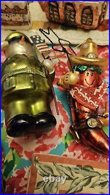 Lot of 22 Vintage Christmas Tree Glass Ornaments Lot An Interesting Mix Of Style