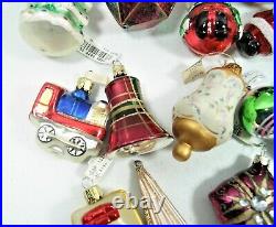Lot of 23 Vintage Christmas Hand Blown Glass Ornaments Poland Germany Czech