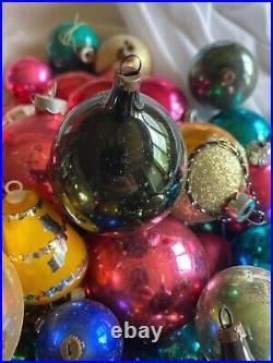 Mercury Glass Christmas Ornaments Multiple Sizes Vintage 200 plus Multiple Sizes