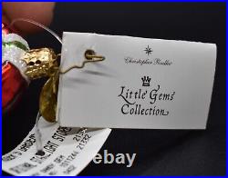 NIB Christopher Radko Glass Ornament Little Gems Candy Dandy Snail Vintage 2002