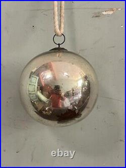 Old Vintage Rare Unique Decorative Christmas Kugel Glass Hanging Ball (k3)