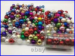 Over 300 Vintage -Now Feather Tree Mercury Glass Christmas Ornaments 1/2-2 Lot