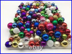 Over 300 Vintage -Now Feather Tree Mercury Glass Christmas Ornaments 1/2-2 Lot