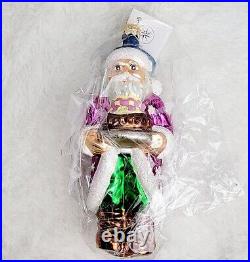 Radko 4 Cookbook Santas Set Christmas Ornament Glass Blown 1998 Vintage 98-SP-35