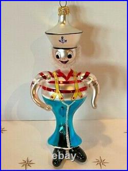 Rare 1994 Christopher Radko Ships Ahoy Sailor Italian Christmas Ornament