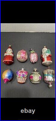 Rare! Box Vintage Shapes Glass Christmas Ornaments. A MUST HAVE