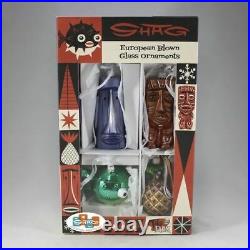 SHAG Vintage Style European Blown Glass Ornaments