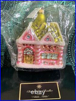 Sealed NIBBLE NIBBLE 1997 NWTIB 7x5wide NIBWT Cottage Inn House Pink Home