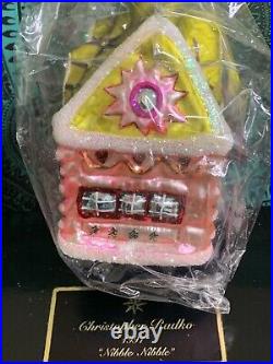 Sealed NIBBLE NIBBLE 1997 NWTIB 7x5wide NIBWT Cottage Inn House Pink Home