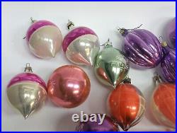 Soviet Christmas Tree Toys Balls Glass Vintage Ornaments Rare Old Collectible
