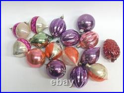 Soviet Christmas Tree Toys Balls Glass Vintage Ornaments Rare Old Collectible